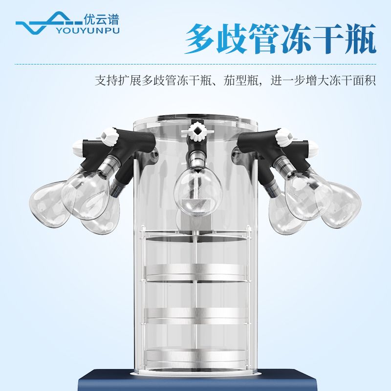 多歧管壓蓋加熱凍干機